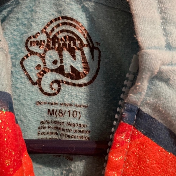 ❌SOLD on MERCARI❌ My Little Pony Rainbow Dash Hoody - Picture 5 of 9